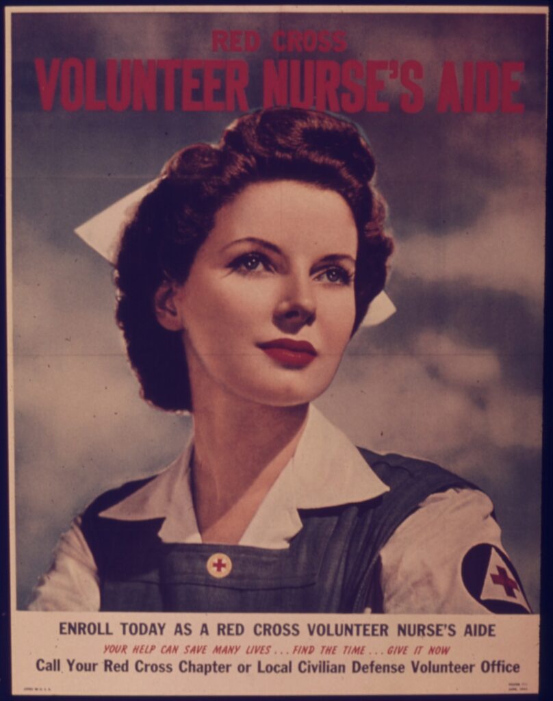 RED CROSS VOLUNTEER NURSE'S AIDE - NARA - 515287.tif
