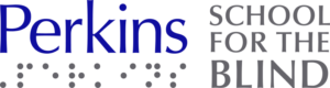 Logo of the Perkins School for the Blind, a school and institute that provides support to visually impaired children and to teachers of the visually impaired. The logo was created