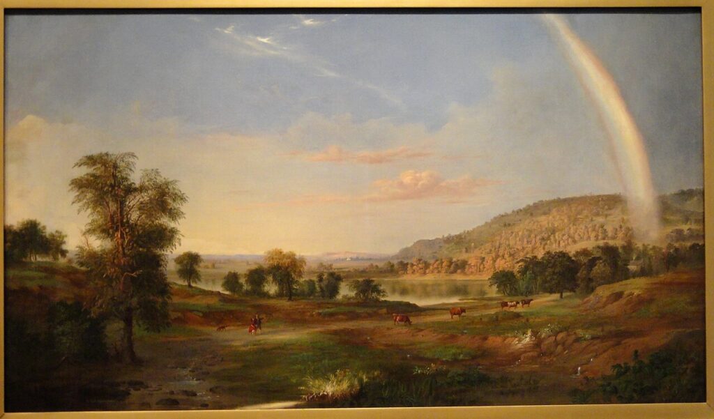 Landscape with Rainbow