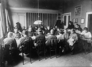 WOMAN SUFFRAGE PICKET PARADE